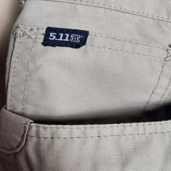511 Tactical Men 40x32 Tactlite Khaki‎ Jean Cut Straight Leg Performance Pants - Picture 5 of 5